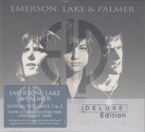 Emerson Lake & Palmer Works Volume 1 & 2 - Deluxe Edition UK 3-CD